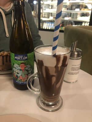 Vegan monte got chocolate  at Cakester Cafe in Krakow