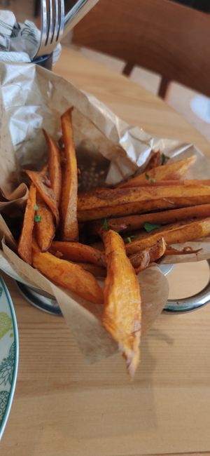 Frytki z batatów at Vegan Spot in Elblag