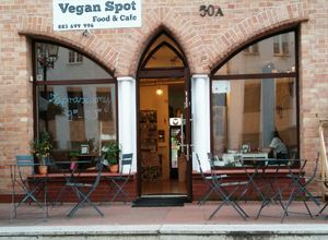 Ladenfront at Vegan Spot in Elblag