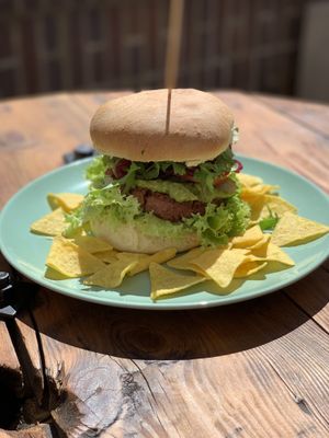 NACHO guacamole Beyond  at Vegan Spot in Elblag