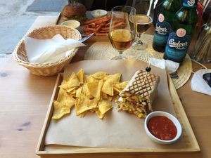 burrito at VegGo Bistro in Zilina