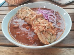 ♥ black beer goulash at VegGo Bistro in Zilina