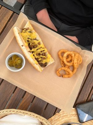 Philly cheese steak  at VegGo Bistro in Zilina