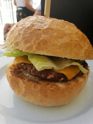 burger at VegGo Bistro in Zilina