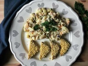 Cold salad at VegGo Bistro in Zilina