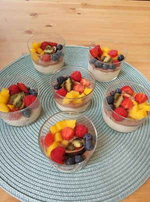 Fruit bowls at VegGo Bistro in Zilina