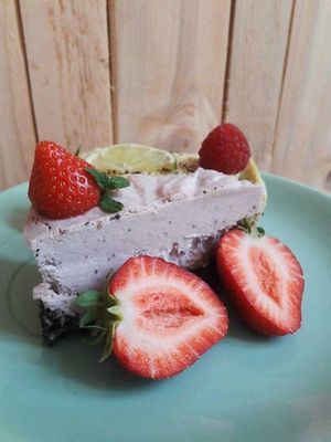 Strawberry raw at VegGo Bistro in Zilina