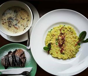 Risotto at VegGo Bistro in Zilina