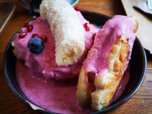 Pancakes at Iss Dich Glücklich in Munich