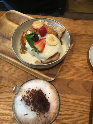 Coconut Banana Pancake at Iss Dich Glücklich in Munich