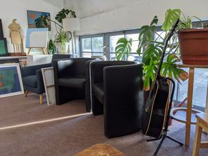 Cafe and studios at Redwing Gallery in Penzance