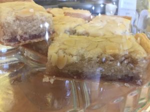 Bakewell tart at Redwing Gallery in Penzance