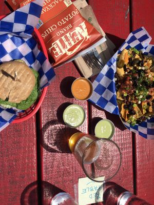 Beyond bu egg IEP and vachos😄 at Off the Wagon in Brookings