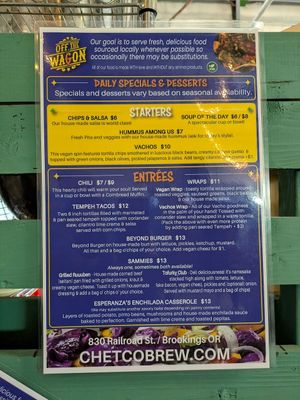 January 2025 #Veganuary at Off the Wagon in Brookings