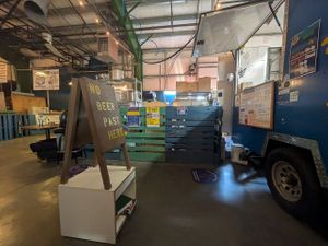 The door to come in on left side of this image #Veganuary at Off the Wagon in Brookings