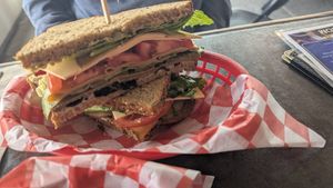 Turkey club at Off the Wagon in Brookings