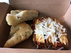 Lasagna😘 at Off the Wagon in Brookings