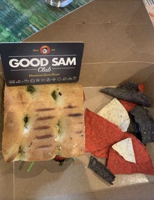 sandwich at Off the Wagon in Brookings