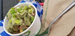 French dill potato salad at Off the Wagon in Brookings