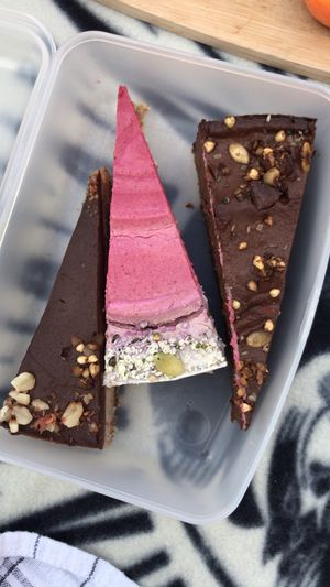 Roh Vegane Kuchen  at Rohkosteria in Frankfurt