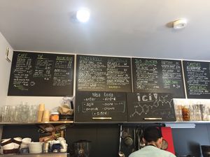 Menu at Auden in Montpellier