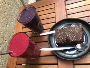 Vegan chocolate cake - sooo yum 😍😋 (2nd time there) at Auden in Montpellier