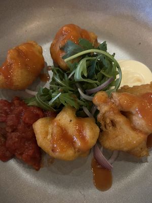 Cauliflower buffalo wings  at Vesta in Edinburgh