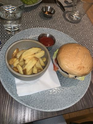 Moving Mountains Burger and Fries at Vesta in Edinburgh