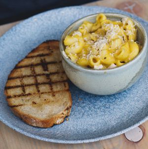 Macaroni cheese at Vesta in Edinburgh