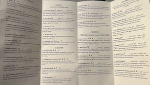 Menu  at Thai Gold Restaurant in Golden