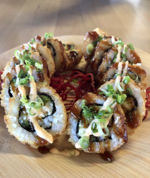 Crunchy California roll #Veganuary at Kensho in Westminster