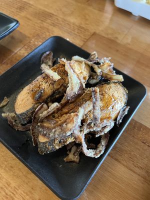 Seared salmon   at Kensho in Westminster