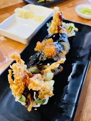 Spider roll  at Kensho in Westminster