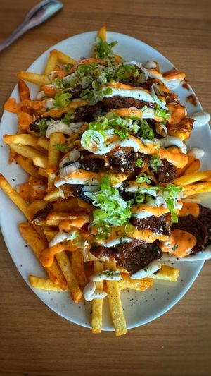 Bulgogi fries   at Kensho in Westminster