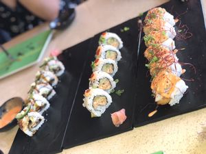 The don , spicy tuna lesss, yoga fire  at Kensho in Westminster