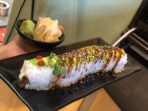 Caterpillar fun and yum ; o at Kensho in Westminster