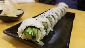 Avocado roll at Kensho in Westminster