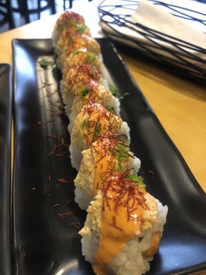 Yoga Fire Specialty Roll at Kensho in Westminster