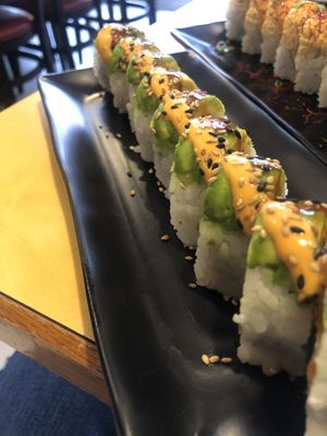 Jalapeño popper specialty roll  at Kensho in Westminster