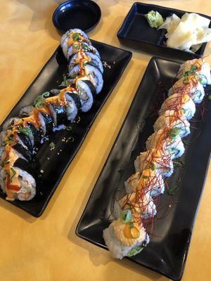 Ninja Roll & Yoga Spicy Roll  at Kensho in Westminster