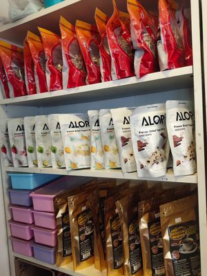 Vegan and vegetarian products at True Veggie 实斋 in Central Singapore