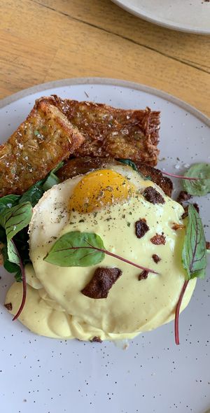 Vegan egg!  at Crux in Semaphore