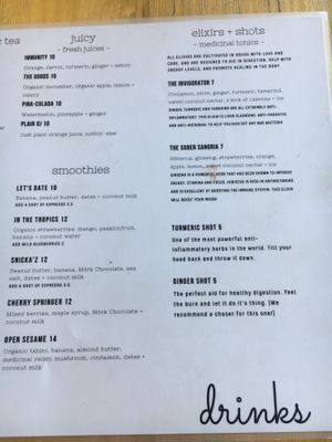 New menu 3 at Crux in Semaphore