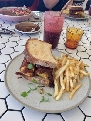 Old menu item. Looks similar to the new 'The Crux'.
Juice also! at Crux in Semaphore