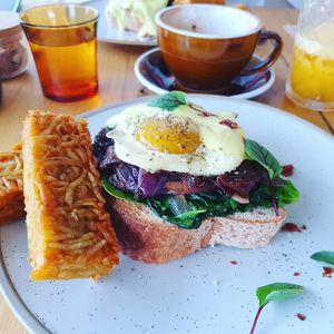 Vegan egg at Crux in Semaphore