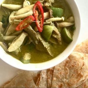 This dish is customer made.They say very tasty... at Freshtime in Chiang Mai