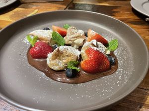 Profiteroles  at POP vegan in Hong Kong Island