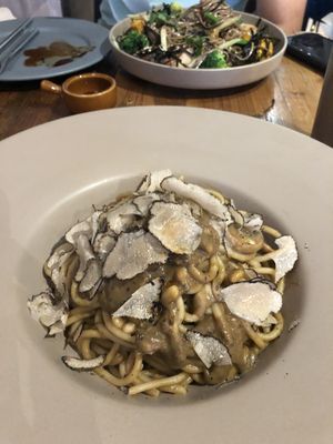 It’s good! But I needed some pickles!  at POP vegan in Hong Kong Island