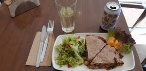 Creamy Mushroom and Chickpea Pie at The Electric Vegan in Dublin