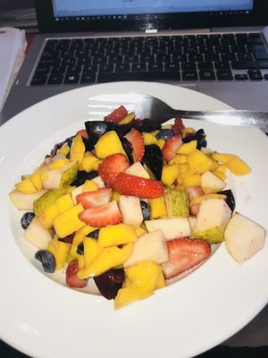 Fruit bowl  at The Electric Vegan in Dublin